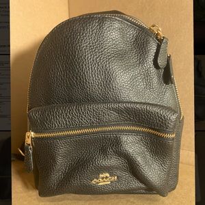 Coach small black pack pack NWT